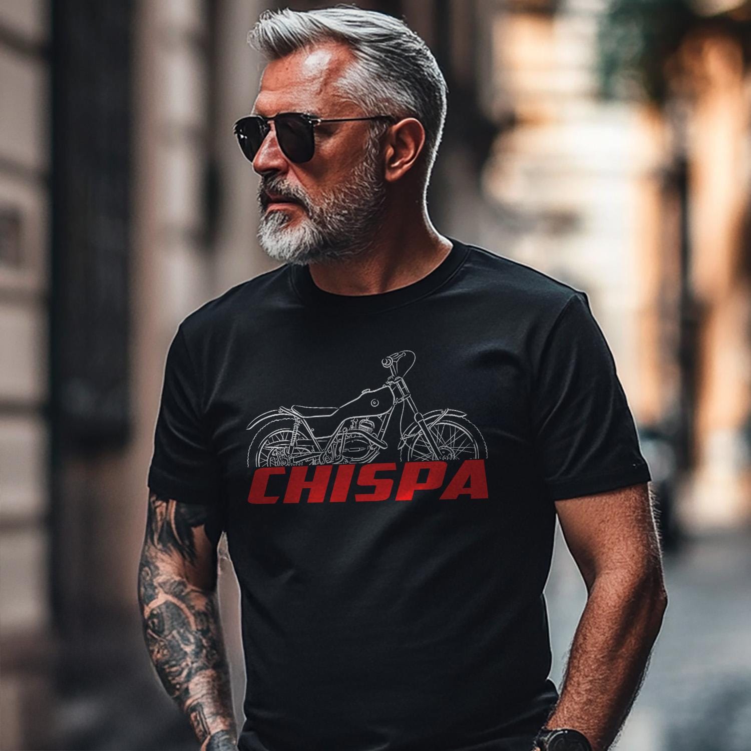 Bultaco Chispa 49 1974 - 1980 Inspired T-Shirt - Motorcycle Tee Shirt for Riders