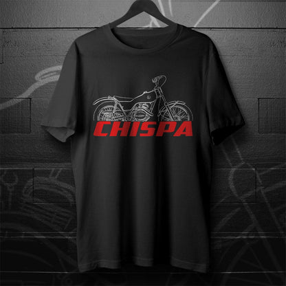 Bultaco Chispa 49 1974 - 1980 Inspired T-Shirt - Motorcycle Tee Shirt for Riders