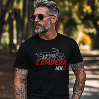 Bultaco Campera Mk2 175 1969 - 1972 Inspired T-Shirt - Motorcycle Tee Shirt for Riders