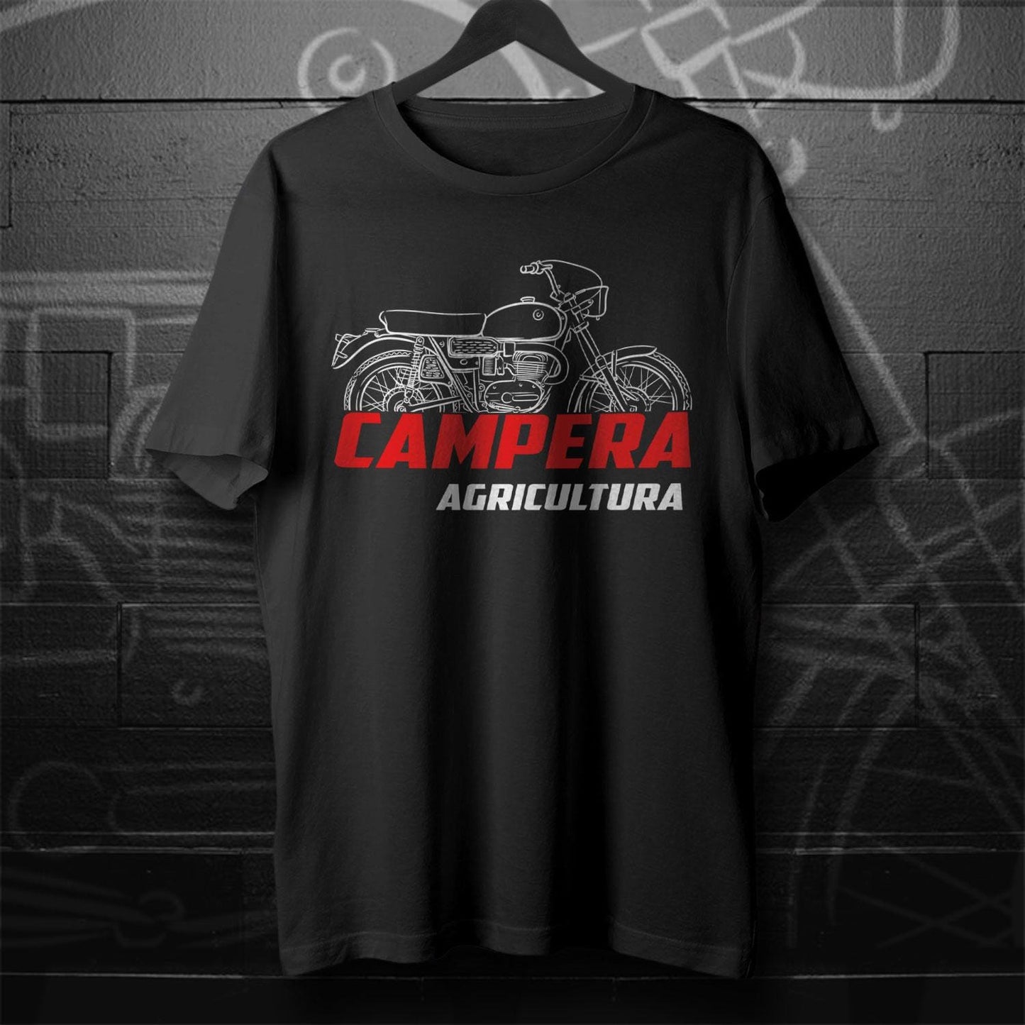 Bultaco Campera Agricultura 175 Inspired T-Shirt - Motorcycle Tee Shirt for Riders