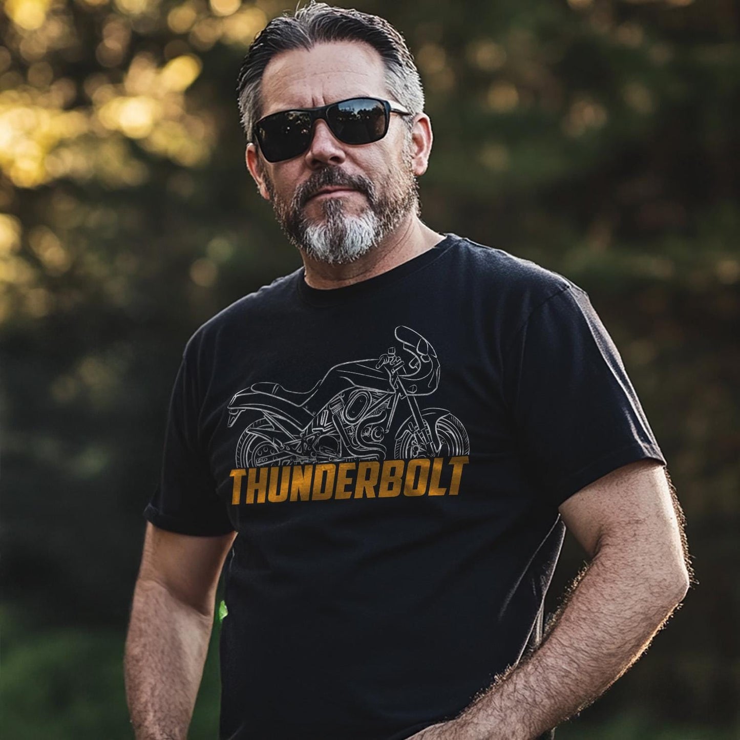 Buell S2 Thunderbolt 1995 - 1996 Inspired T-Shirt - Motorcycle Tee Shirt for Riders