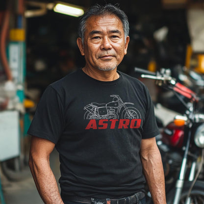 Bultaco Astro 250 Inspired T-Shirt - Motorcycle Tee Shirt for Riders