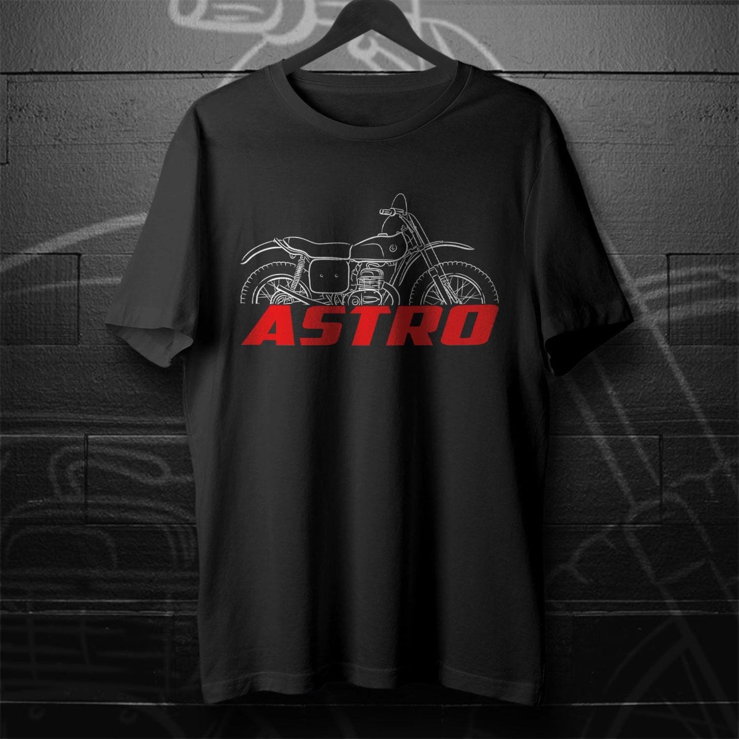 Bultaco Astro 360 Inspired T-Shirt - Motorcycle Tee Shirt for Riders