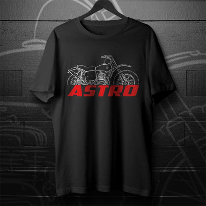 Bultaco Astro 250 Inspired T-Shirt - Motorcycle Tee Shirt for Riders