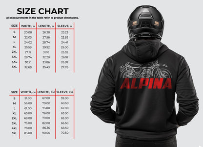 Bultaco Alpina 1976 - 1979 ( 250 350 ) Inspired Hoodie - Motorcycle Sweatshirt for Riders