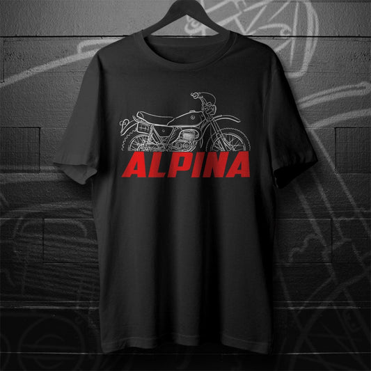 Bultaco Alpina 1976 - 1979 ( 250 350 ) Inspired T-Shirt - Motorcycle Tee Shirt for Riders