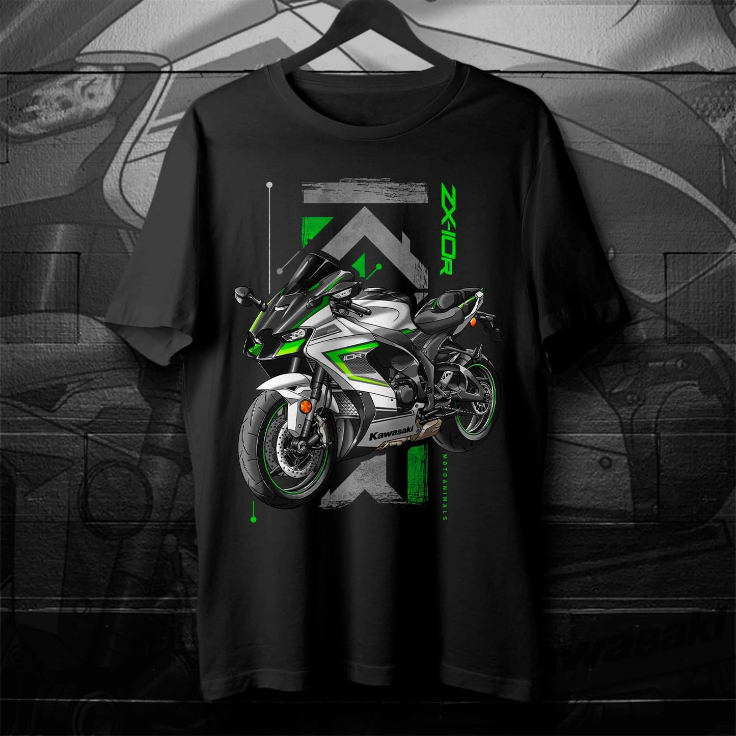 Kawasaki ZX-10R 2023-24 T-Shirt - Motorcycle Tee Shirt for Riders