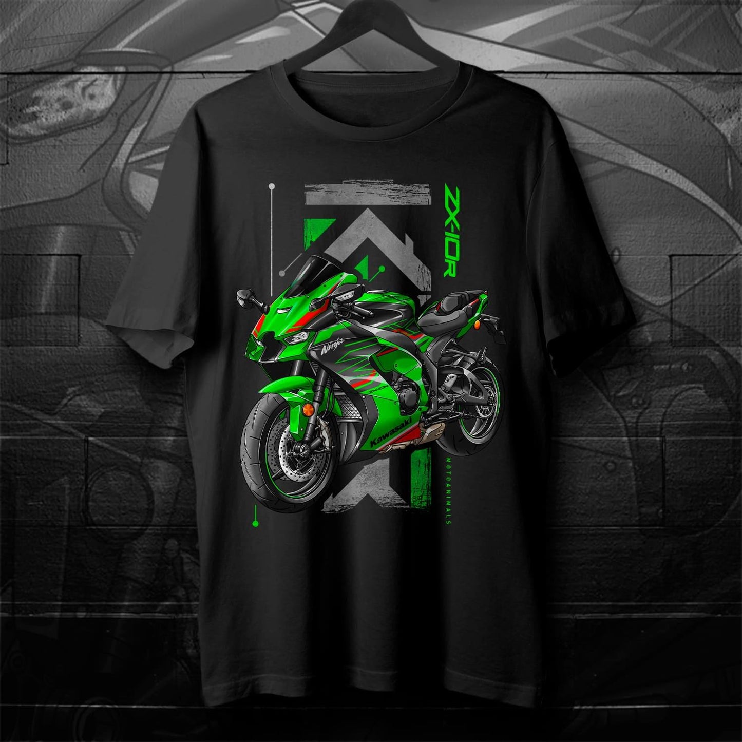 Kawasaki ZX-10R 2023-24 T-Shirt - Motorcycle Tee Shirt for Riders