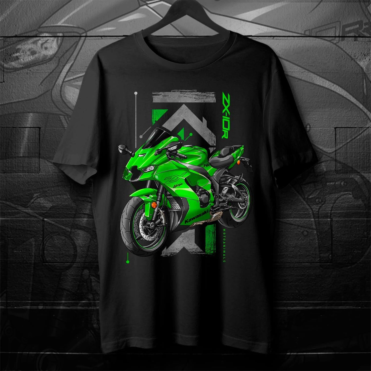 Kawasaki ZX-10R 2023-24 T-Shirt - Motorcycle Tee Shirt for Riders