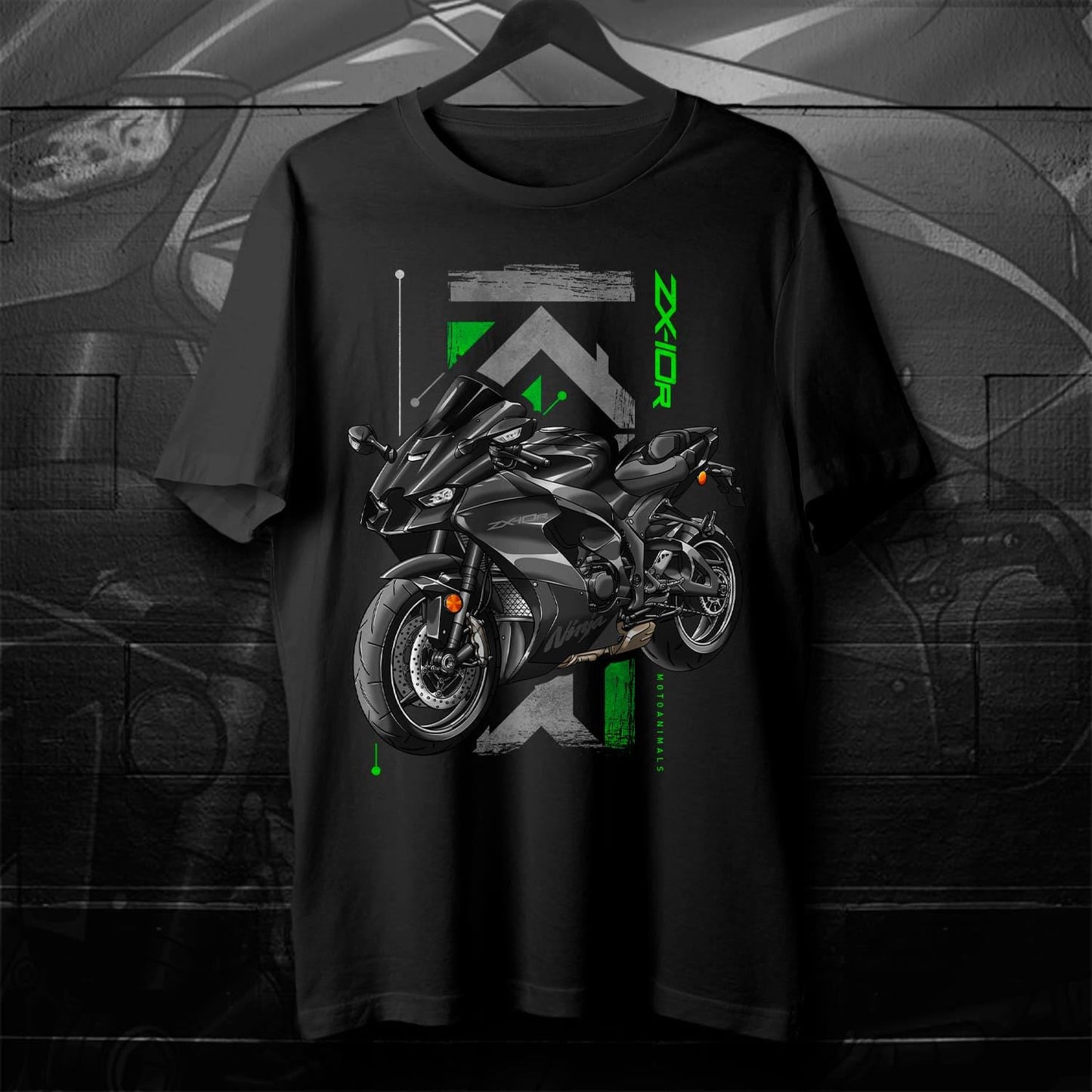 Kawasaki ZX-10R 2023-24 T-Shirt - Motorcycle Tee Shirt for Riders