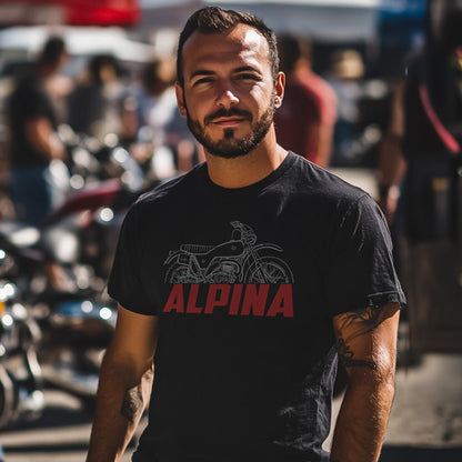 Bultaco Alpina 175 Inspired T-Shirt - Motorcycle Tee Shirt for Riders