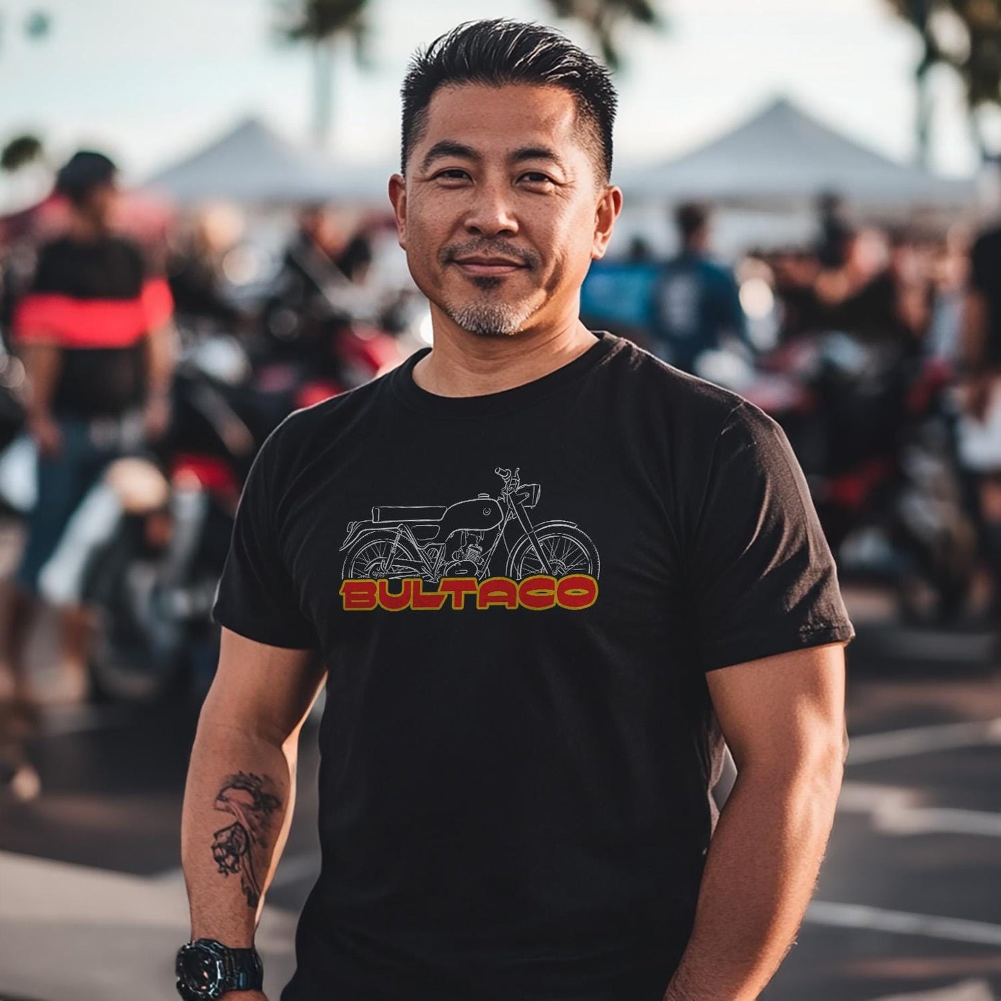 Bultaco 49 Inspired T-Shirt - Motorcycle Tee Shirt for Riders