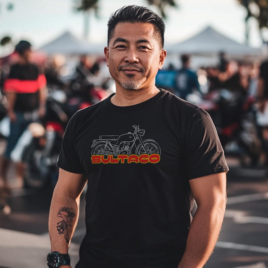 Bultaco 49 Inspired T-Shirt - Motorcycle Tee Shirt for Riders