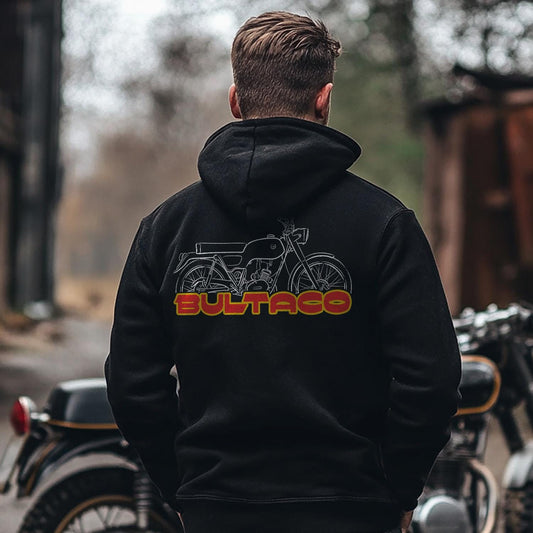 Bultaco 49 Inspired Hoodie - Motorcycle Sweatshirt for Riders