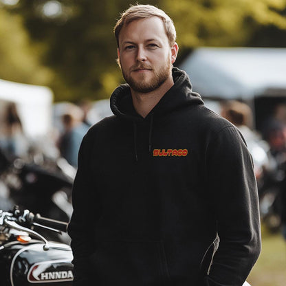 Bultaco 49 Inspired Hoodie - Motorcycle Sweatshirt for Riders