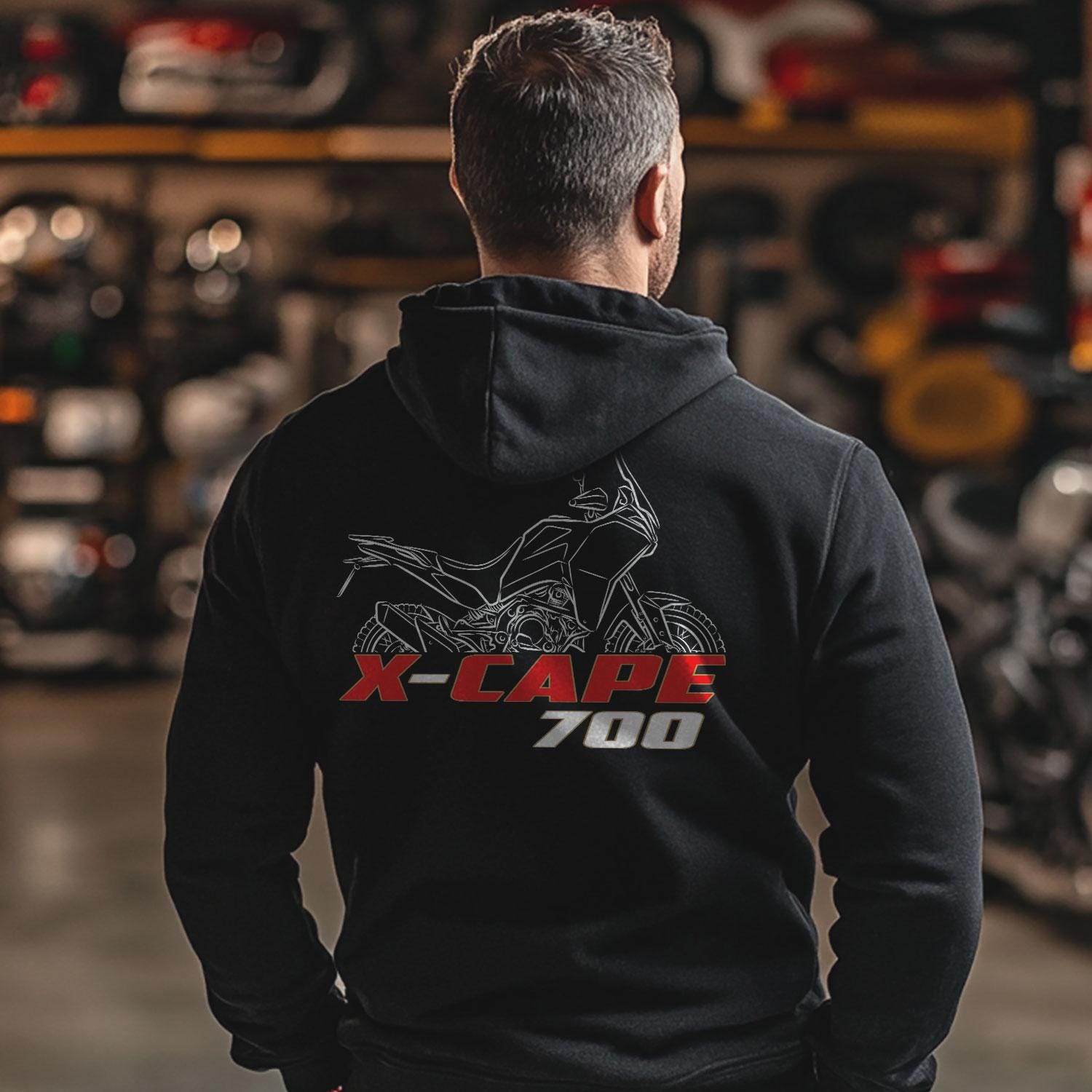 Moto Morini X-Cape 700 2025 Inspired Hoodie - Motorcycle Sweatshirt for Riders