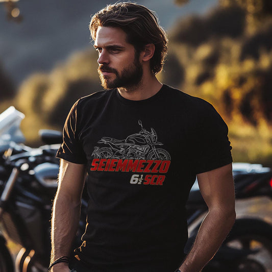 Moto Morini Seiemmezzo 650 SCR 2022 - 2025 Inspired T-Shirt - Motorcycle Tee Shirt for Riders