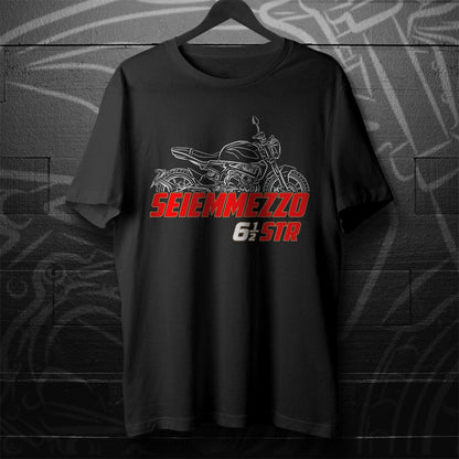 Moto Morini Seiemmezzo 650 STR 2022 - 2025 Inspired T-Shirt - Motorcycle Tee Shirt for Riders
