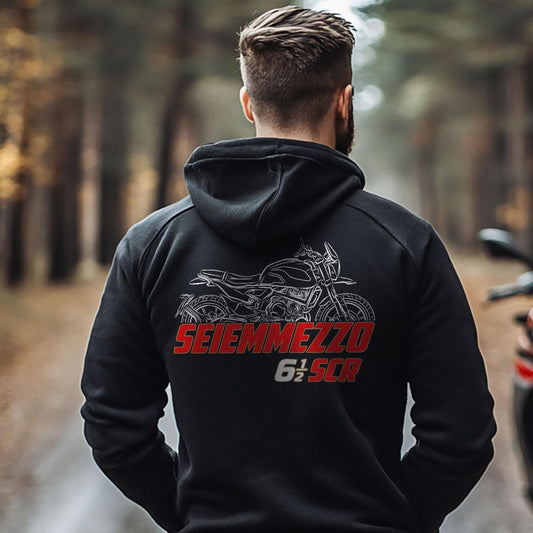 Moto Morini Seiemmezzo 650 SCR 2022 - 2025 Inspired Hoodie - Motorcycle Sweatshirt for Riders