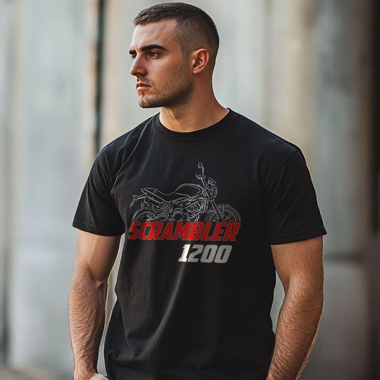 Moto Morini Scrambler 1200 Inspired T-Shirt - Motorcycle Tee Shirt for Riders