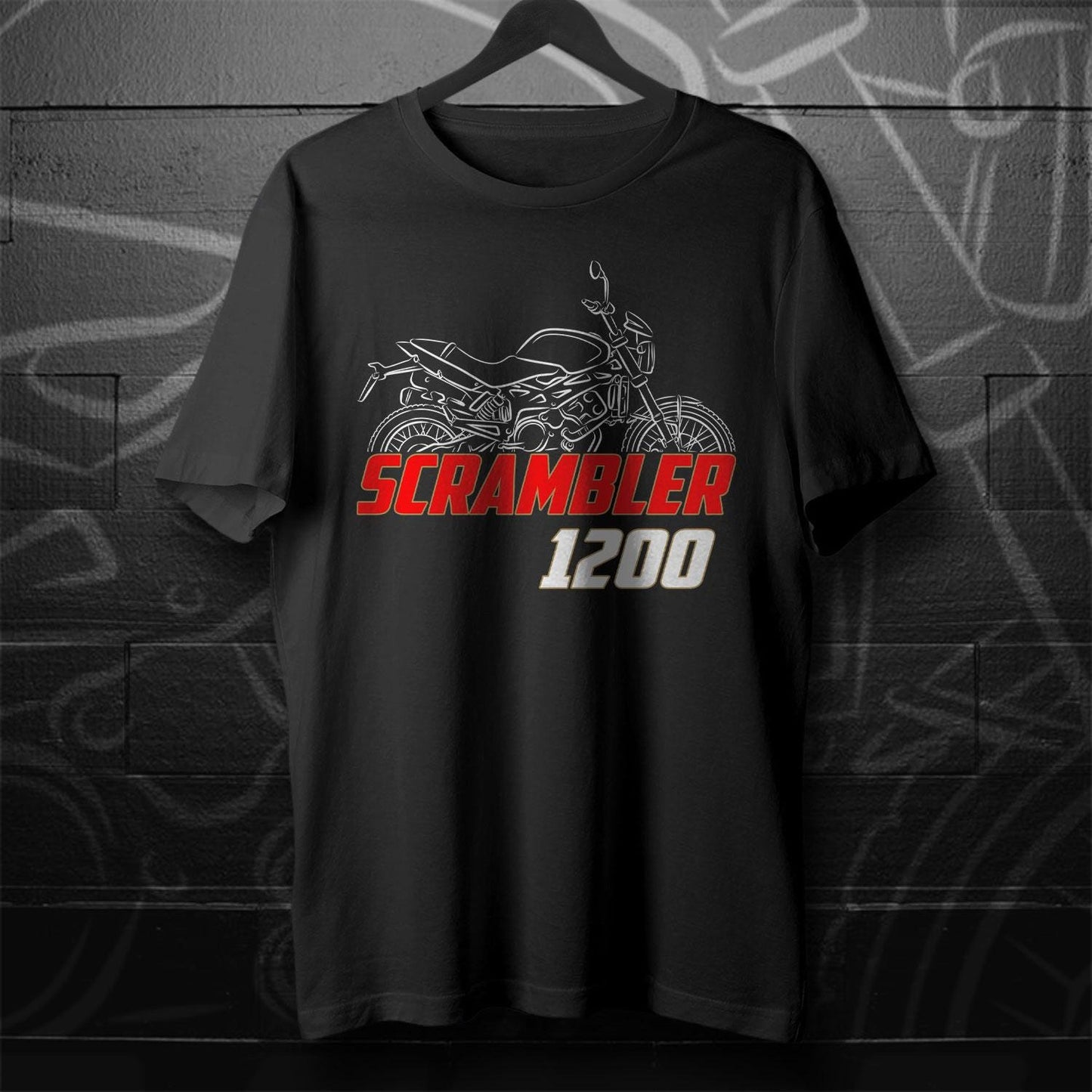 Moto Morini Scrambler 1200 Inspired T-Shirt - Motorcycle Tee Shirt for Riders