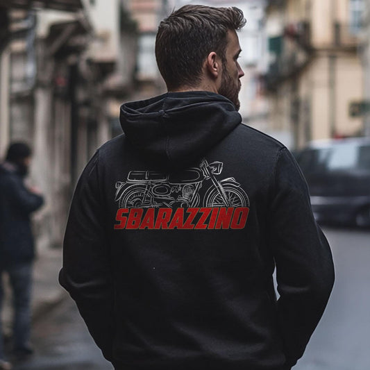 Moto Morini Sbarazzino 100 Inspired Hoodie - Motorcycle Sweatshirt for Riders