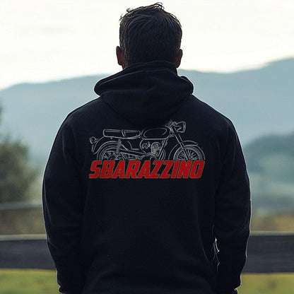 Moto Morini Sbarazzino 98 1956 - 1972 Inspired Hoodie - Motorcycle Sweatshirt for Riders