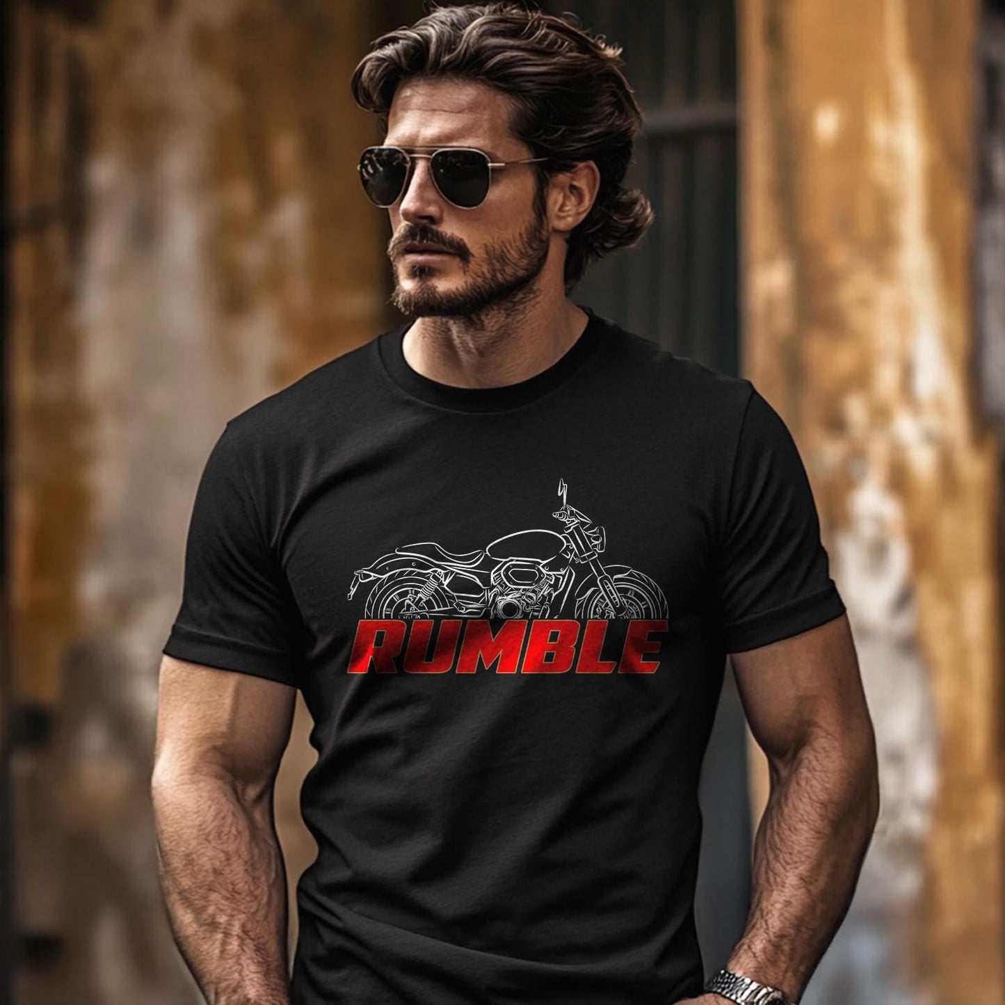 Moto Morini Rumble 2025 Inspired T-Shirt - Motorcycle Tee Shirt for Riders