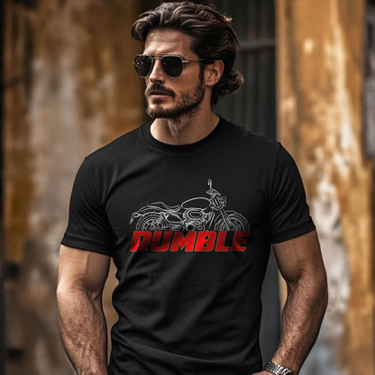 Moto Morini Rumble 2025 Inspired T-Shirt - Motorcycle Tee Shirt for Riders