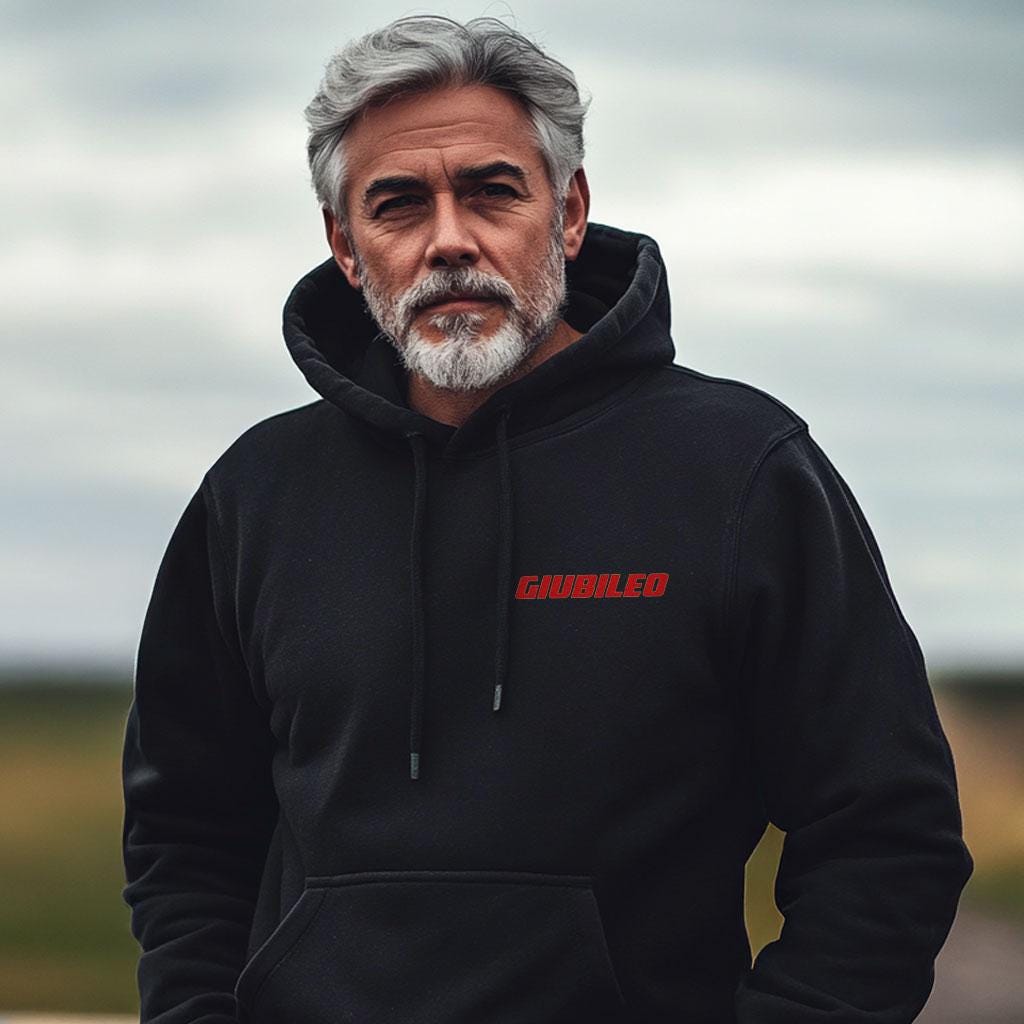 Moto Morini Giubileo 2012 Inspired Hoodie - Motorcycle Sweatshirt for Riders