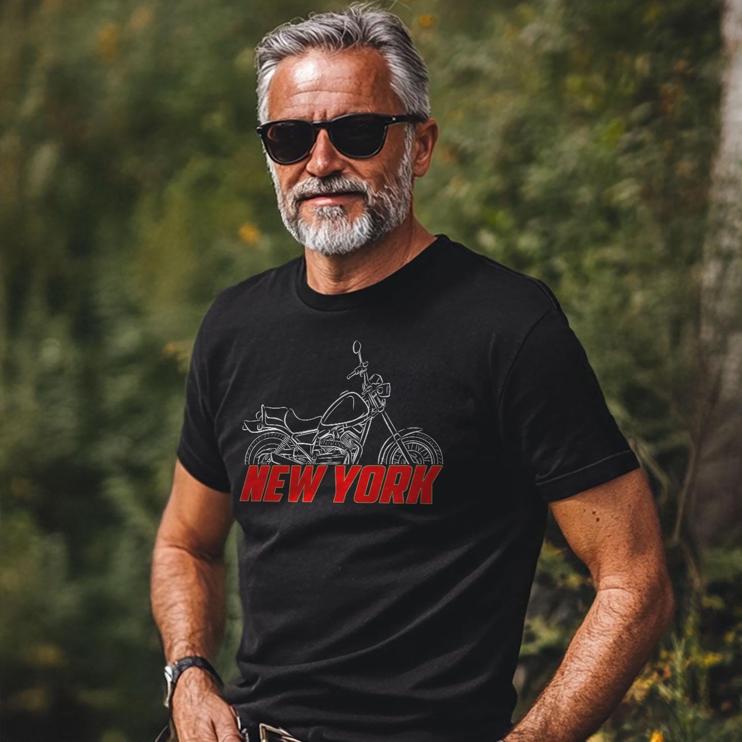 Moto Morini New York 350 & 500 1988 - 1990 Inspired T-Shirt - Motorcycle Tee Shirt for Riders