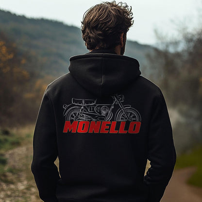 Moto Morini Monello 125 1960 - 1963 Inspired Hoodie - Motorcycle Sweatshirt for Riders