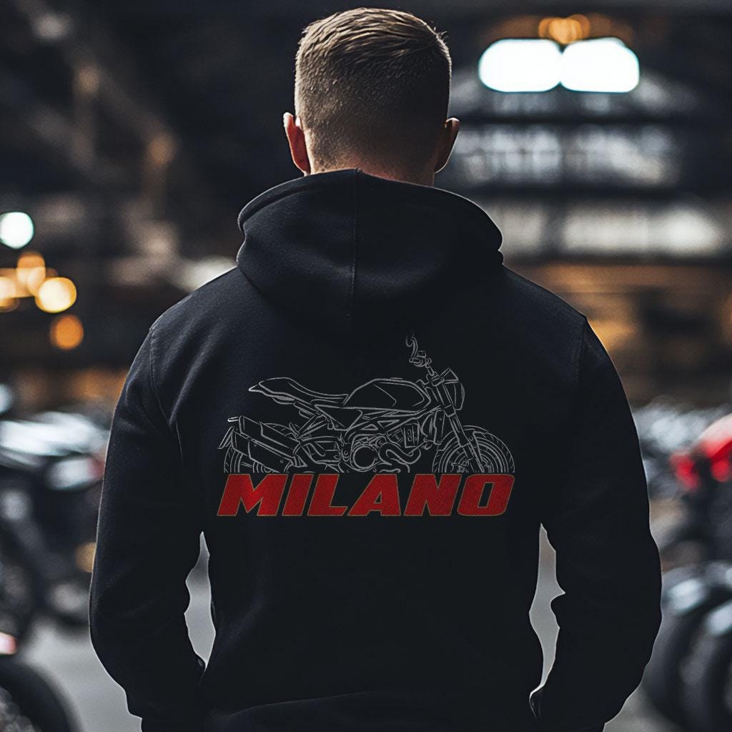 Moto Morini Milano 1200 2018 - 2024 Inspired Hoodie - Motorcycle Sweatshirt for Riders