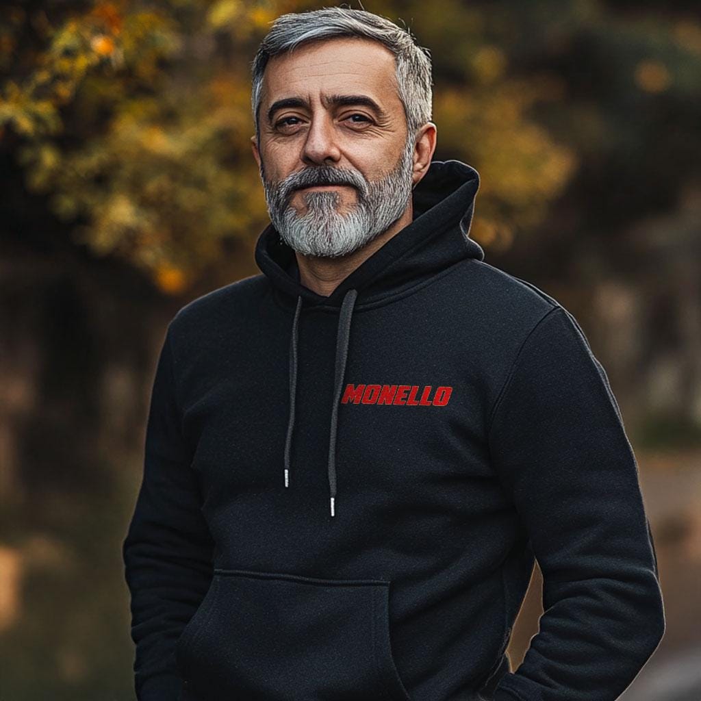 Moto Morini Monello 125 1960 - 1963 Inspired Hoodie - Motorcycle Sweatshirt for Riders