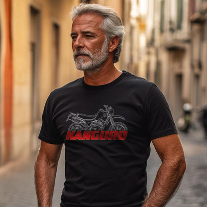 Moto Morini 350 Kanguro XE 1985 Inspired T-Shirt - Motorcycle Tee Shirt for Riders