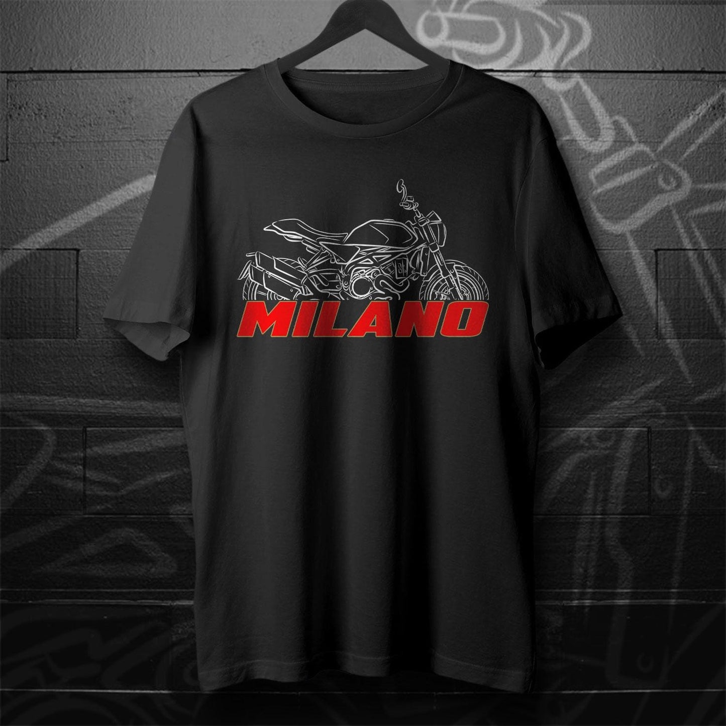 Moto Morini Milano 1200 2018 - 2024 Inspired T-Shirt - Motorcycle Tee Shirt for Riders