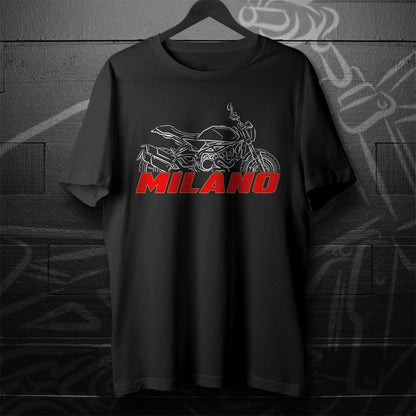 Moto Morini Milano 1200 2018 - 2024 Inspired T-Shirt - Motorcycle Tee Shirt for Riders