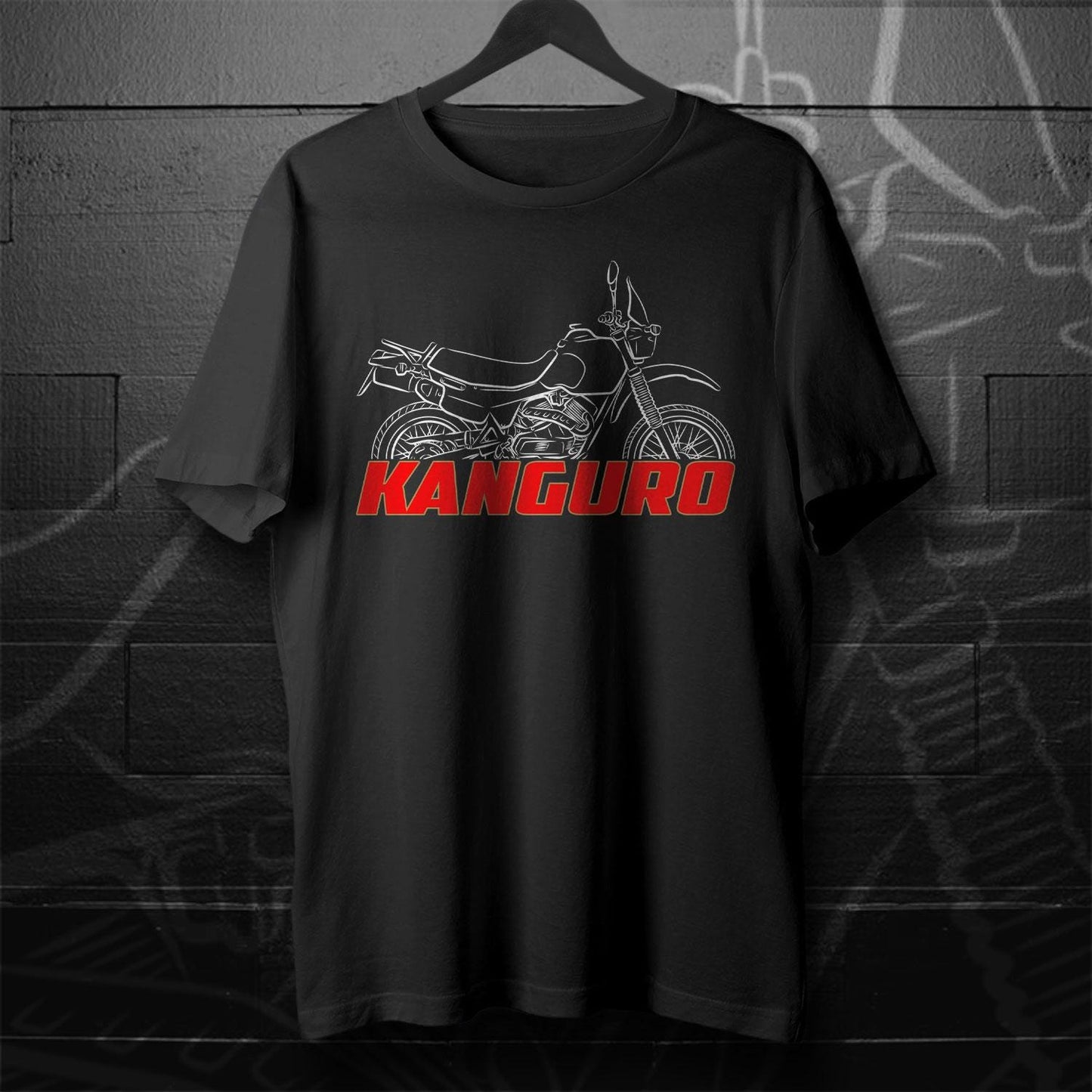 Moto Morini 350 Kanguro X3 X4 1987 - 1990 Inspired T-Shirt - Motorcycle Tee Shirt for Riders