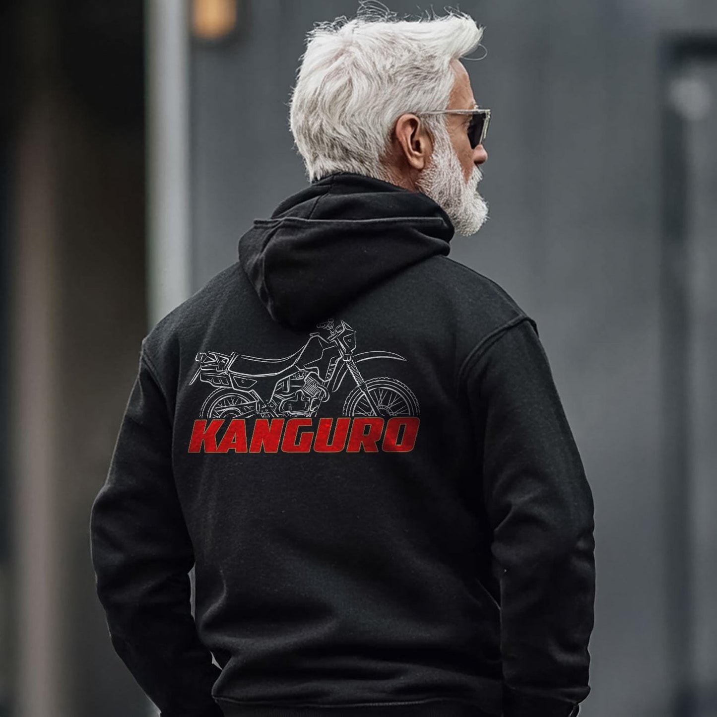 Moto Morini 125 KJ Kanguro 1984 - 1987 Inspired Hoodie - Motorcycle Sweatshirt for Riders