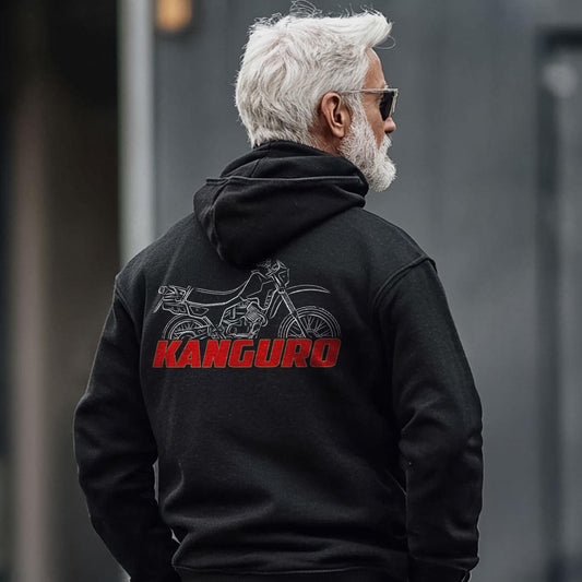 Moto Morini 125 KJ Kanguro 1984 - 1987 Inspired Hoodie - Motorcycle Sweatshirt for Riders