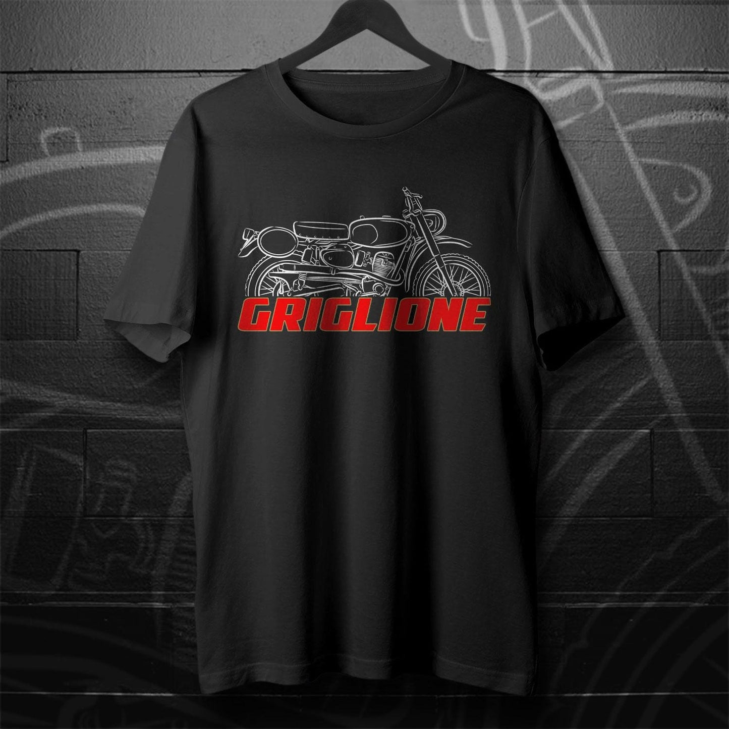 Moto Morini Griglione 1966 Inspired T-Shirt - Motorcycle Tee Shirt for Riders
