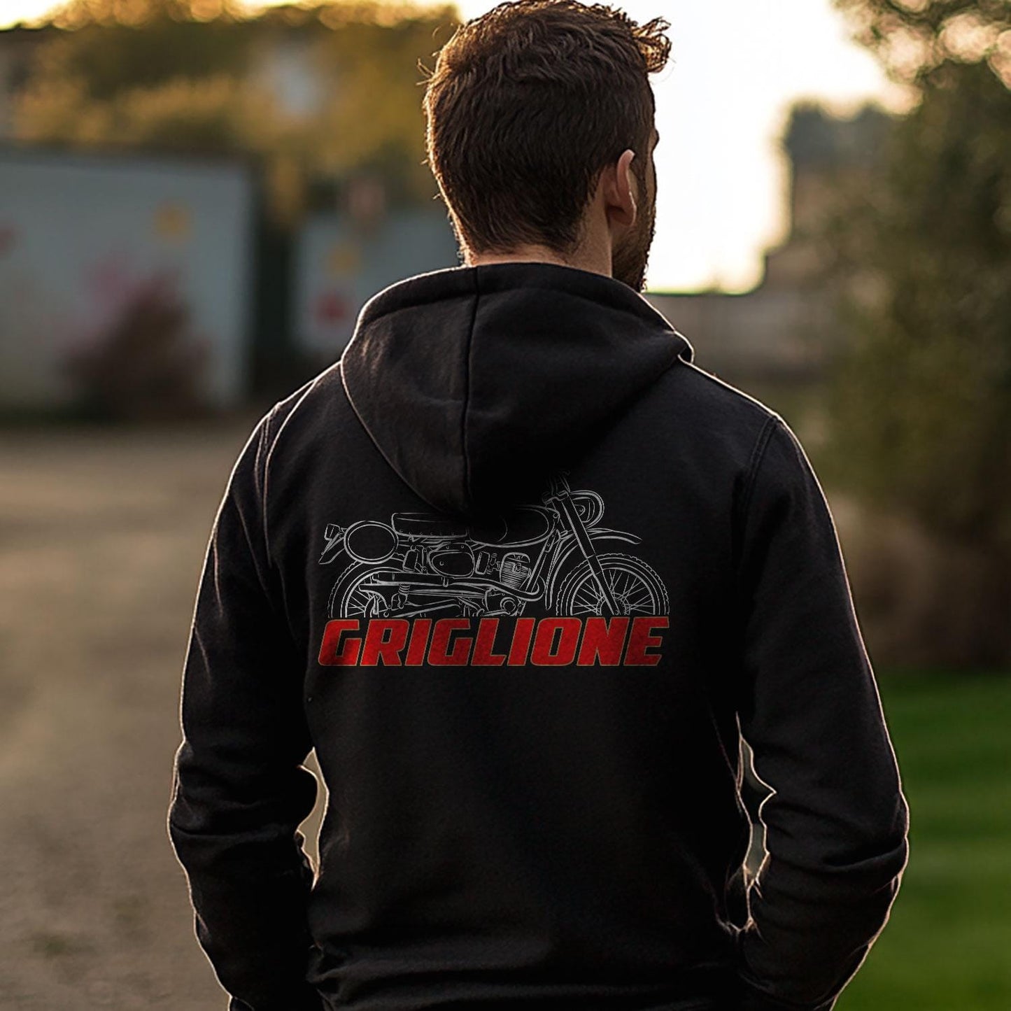 Moto Morini Griglione 1966 Inspired Hoodie - Motorcycle Sweatshirt for Riders