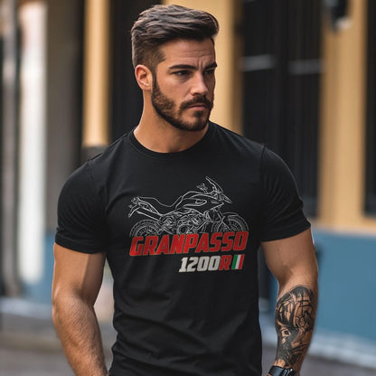 Moto Morini Granpasso 1200R Inspired T-Shirt - Motorcycle Tee Shirt for Riders