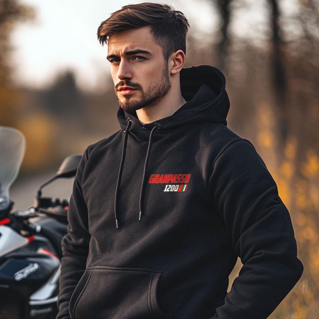 Moto Morini Granpasso 1200R Inspired Hoodie - Motorcycle Sweatshirt for Riders