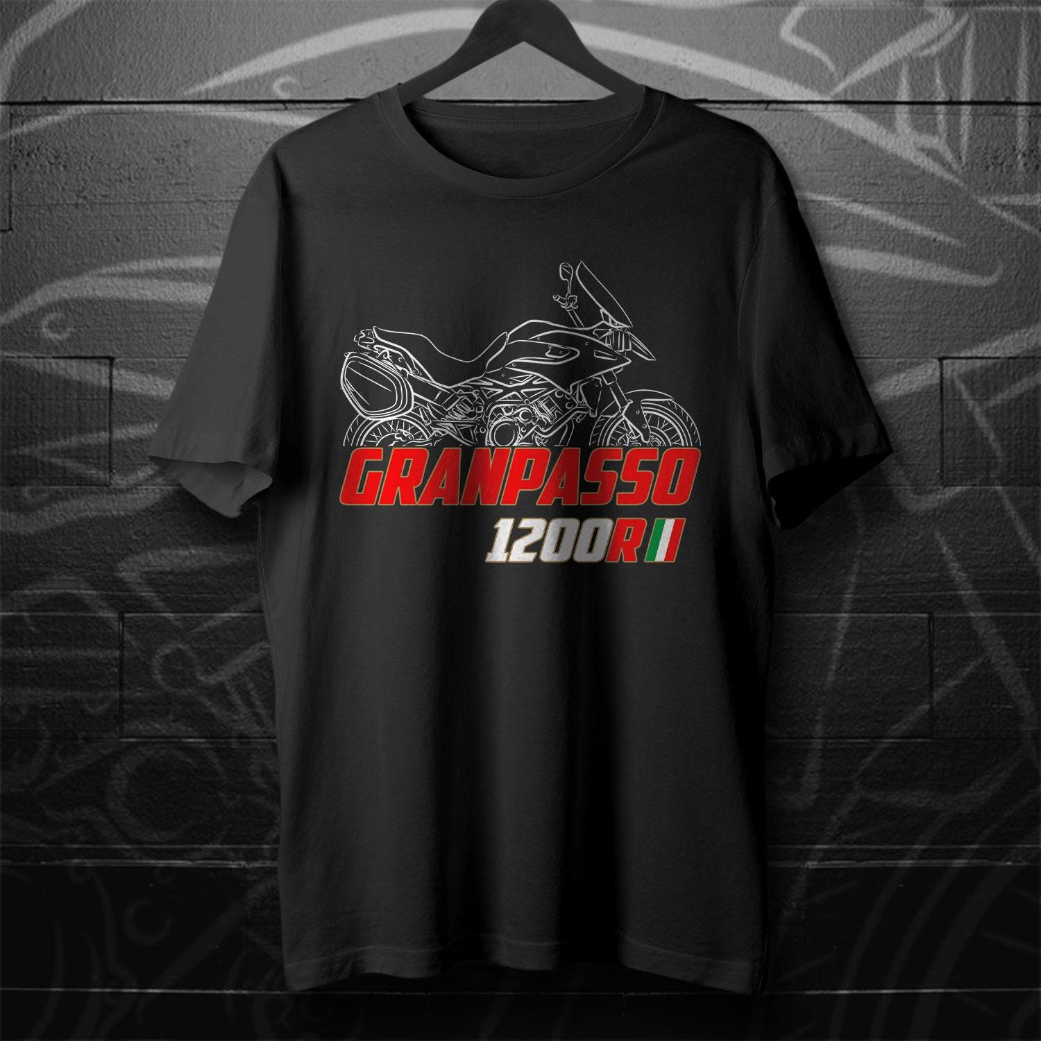 Moto Morini Granpasso 1200R Inspired T-Shirt - Motorcycle Tee Shirt for Riders