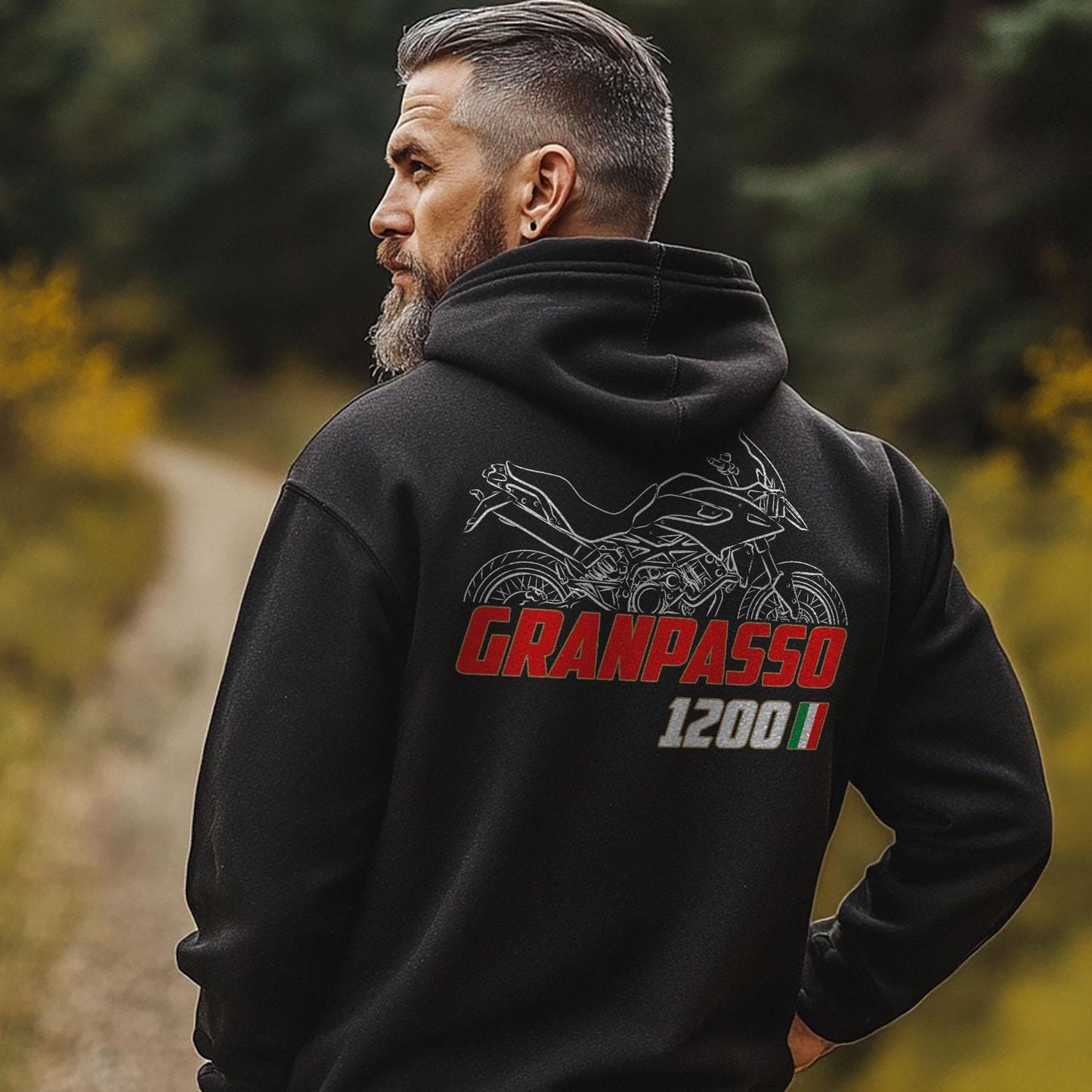 Moto Morini Granpasso 1200 Inspired Hoodie - Motorcycle Sweatshirt for Riders