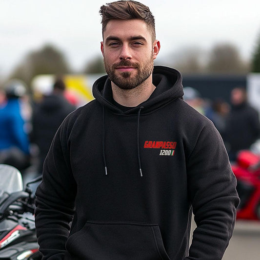 Moto Morini Granpasso 1200 Inspired Hoodie - Motorcycle Sweatshirt for Riders