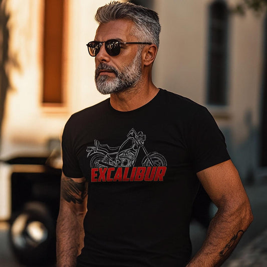 Moto Morini Excalibur 501 1986 - 1992 Inspired T-Shirt - Motorcycle Tee Shirt for Riders