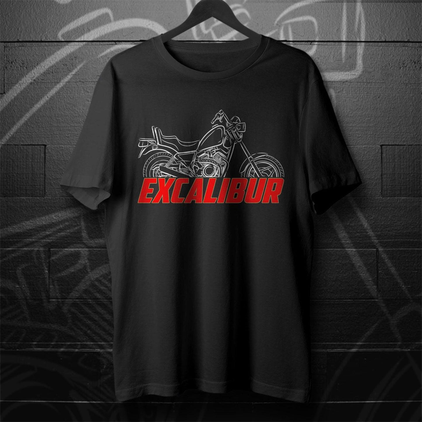 Moto Morini Excalibur 501 1986 - 1992 Inspired T-Shirt - Motorcycle Tee Shirt for Riders