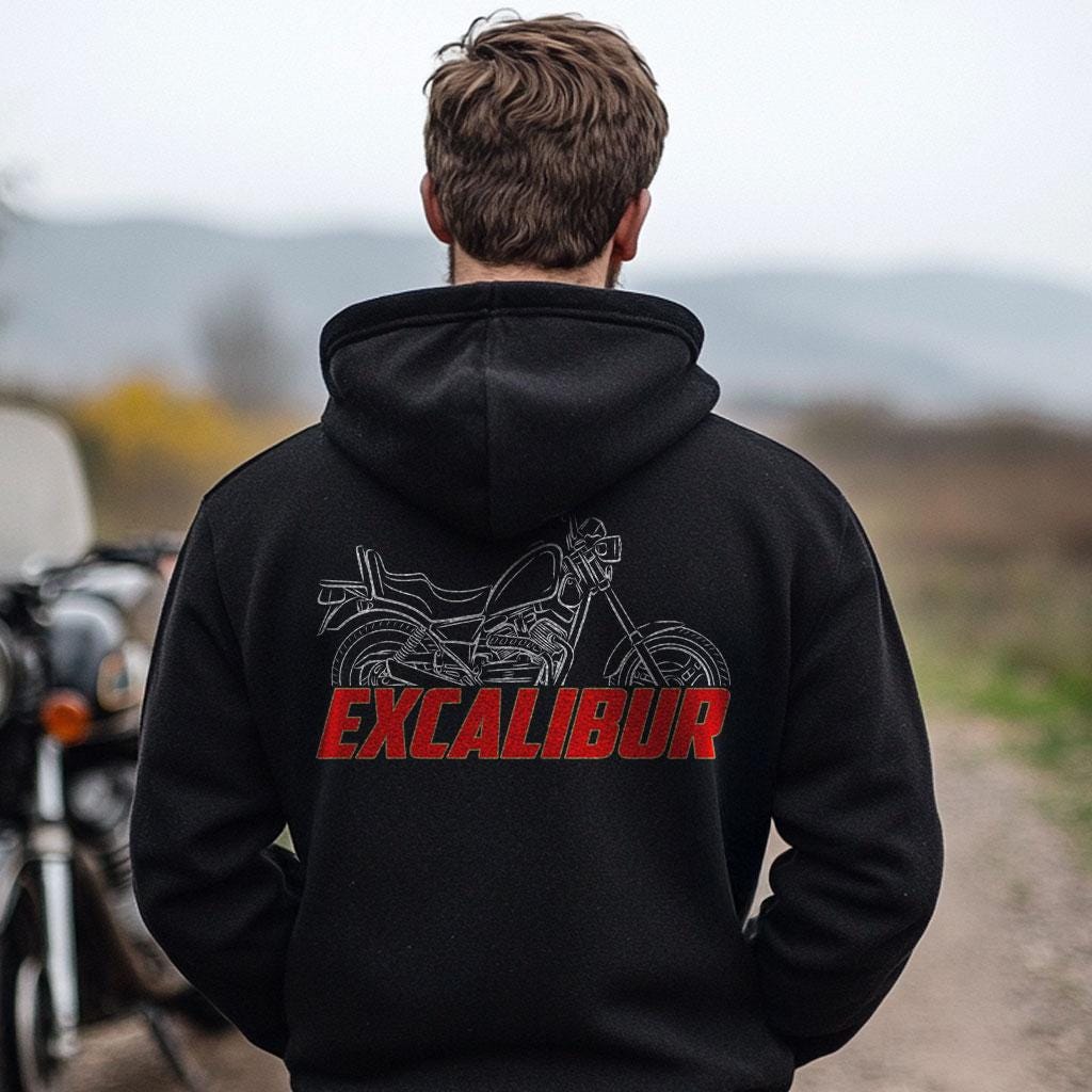 Moto Morini Excalibur 350 1986 - 1992 Inspired Hoodie - Motorcycle Sweatshirt for Riders